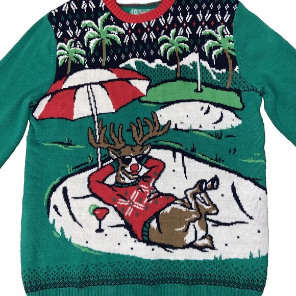 Ugly Christmas Sweater Rudolph Size XX-Large - Picture 3 of 13